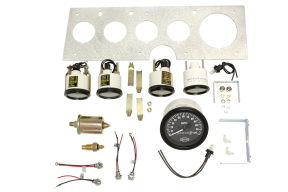 CPT Dash Panel Kit w/ Isspro Gauges for 1966-71 Scout 800, 800A, 800B